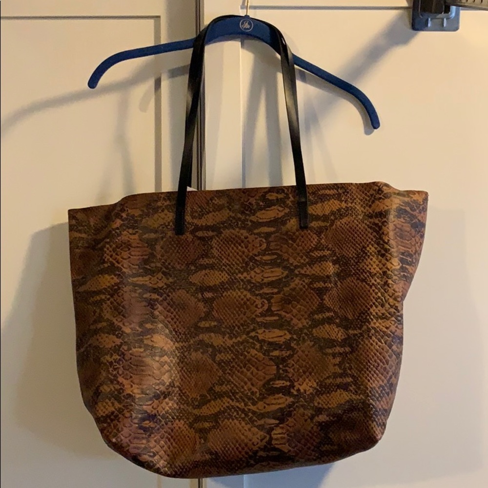 Joie genuine leather tote bag